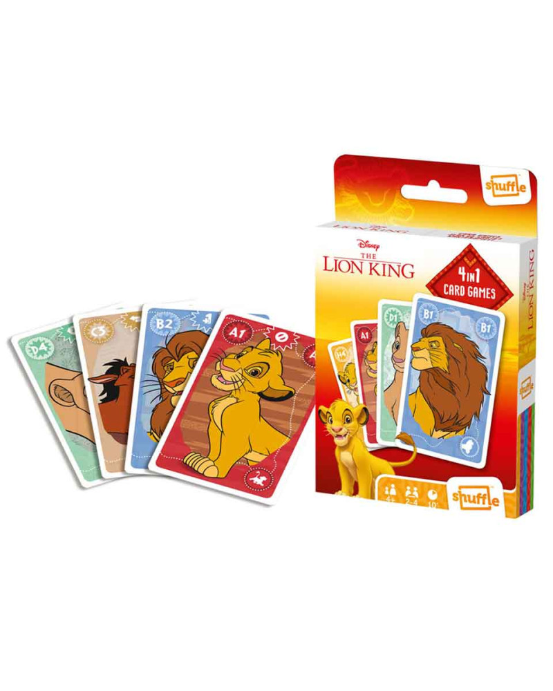 Društvena Igra The Lion King - 4 In 1 - Card Games 