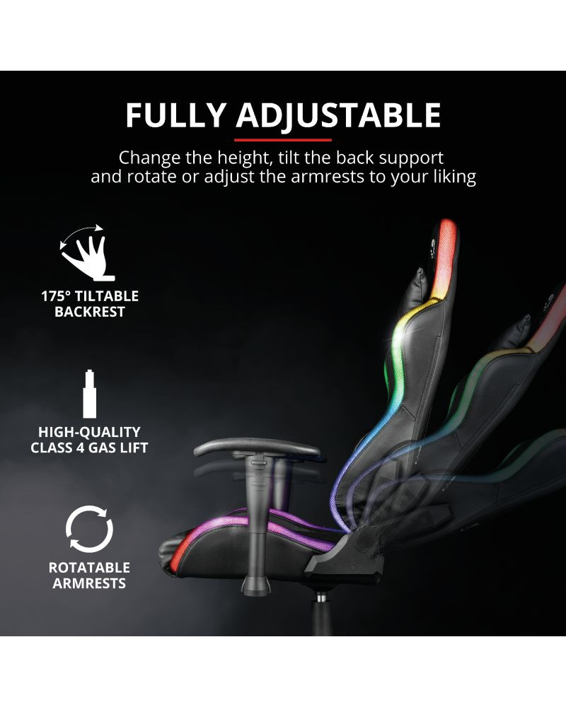Stolica Trust GXT 716 Rizza RGB 