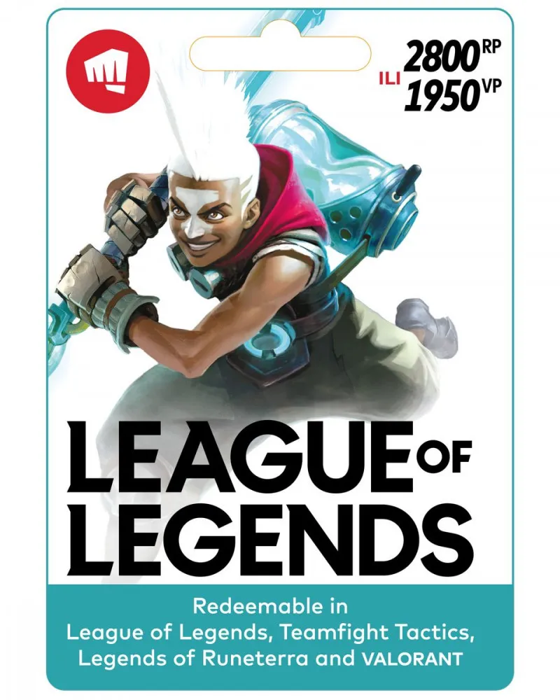 Riot Points Pin Code 2540RP/1900VP League of Legends / Valorant 