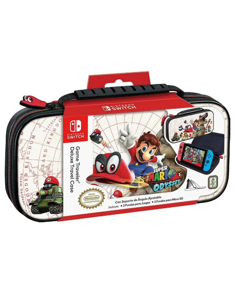 Deluxe Travel Case Super Mario Odyssey White 