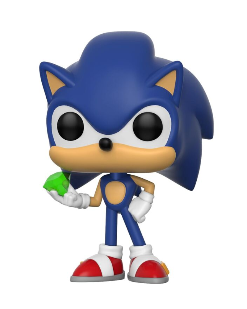 Bobble Figure Games - Sonic the Hedgehog POP! - Sonic with Emerald 