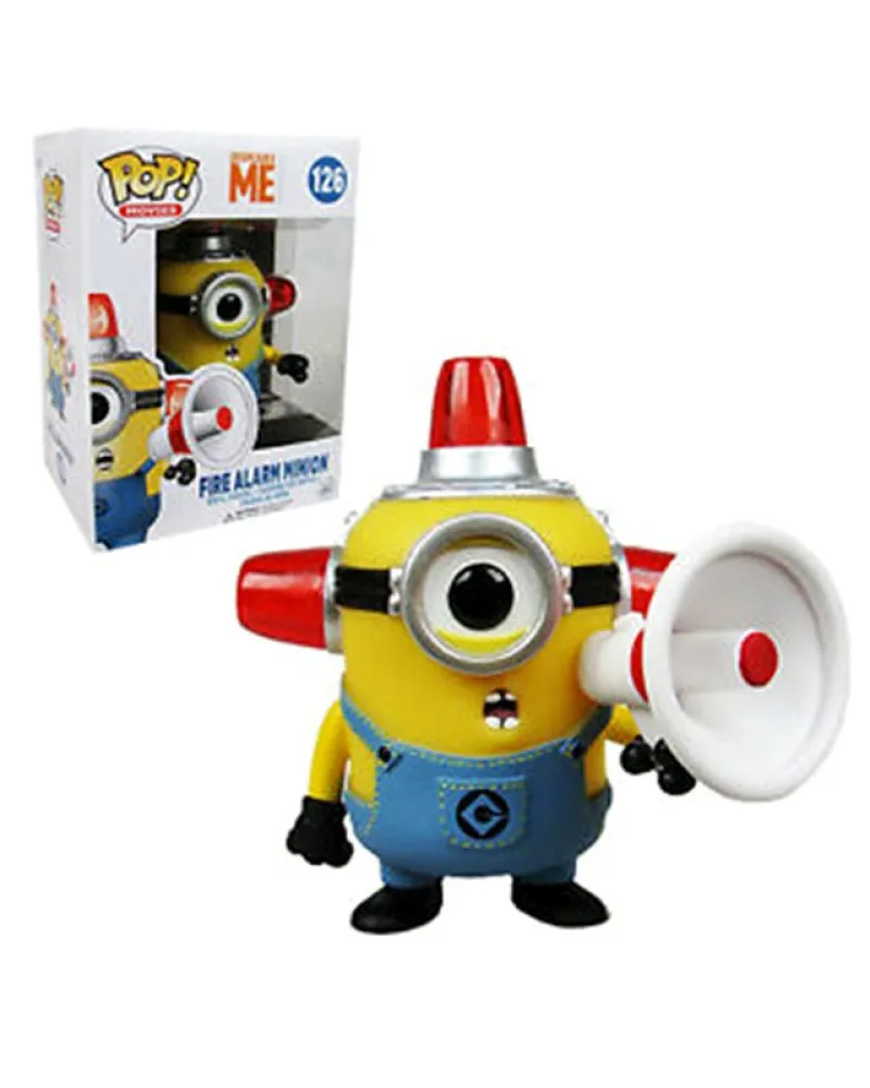 Bobble Figure Despicable Me POP! - Fire Alarm Minion 