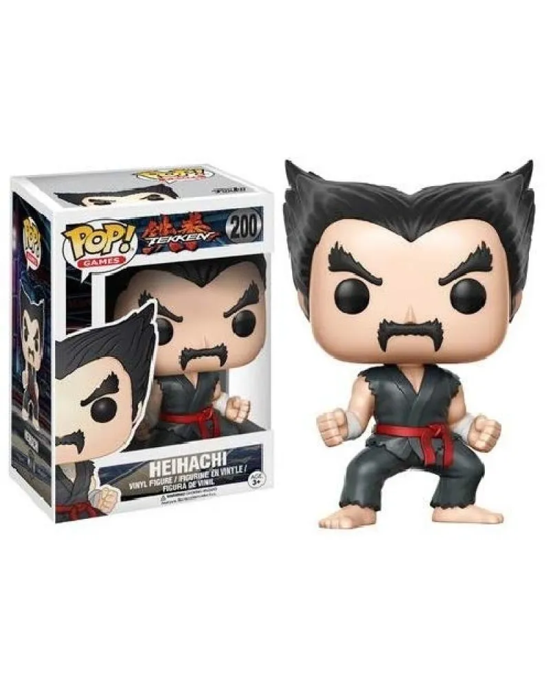 Bobble Figure Tekken POP! - Heihachi ( Black & Red Judo ) 