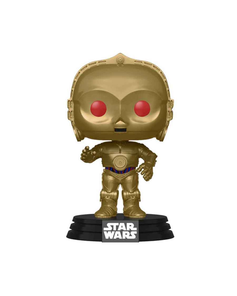 Bobble Figure Star Wars Ep9 Pop! - C-3po (red Eyes) 