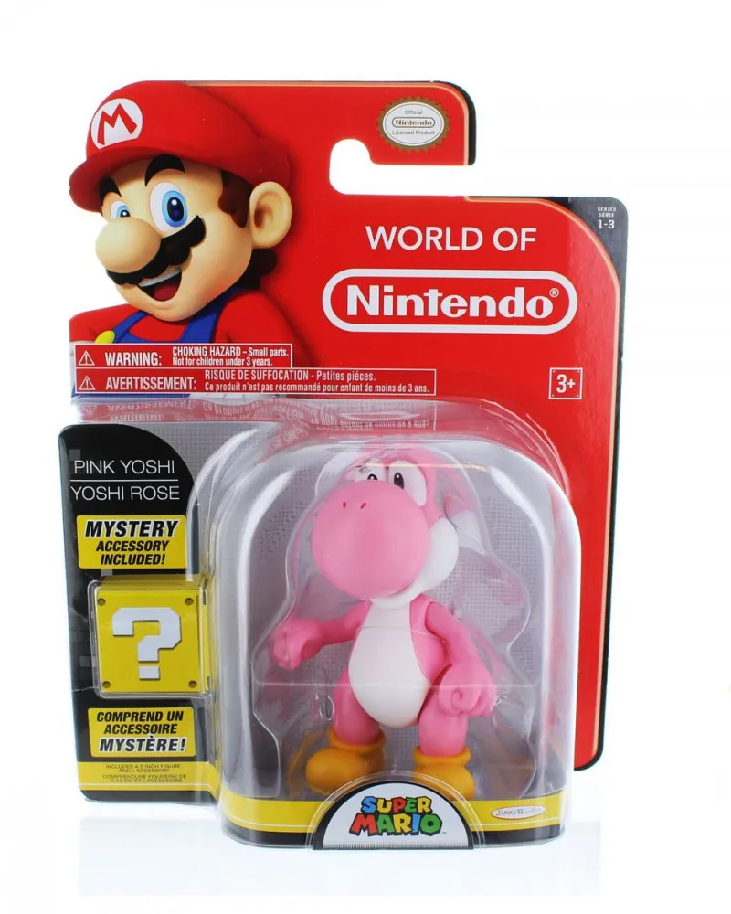 Mini Figure World of Nintendo - Yoshi (Pink) + Mystery Box 
