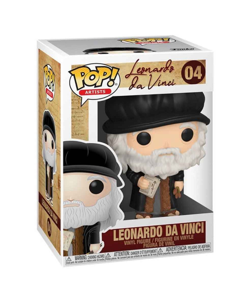 Bobble Figure Artist Pop! - Leonardo Da Vinci 
