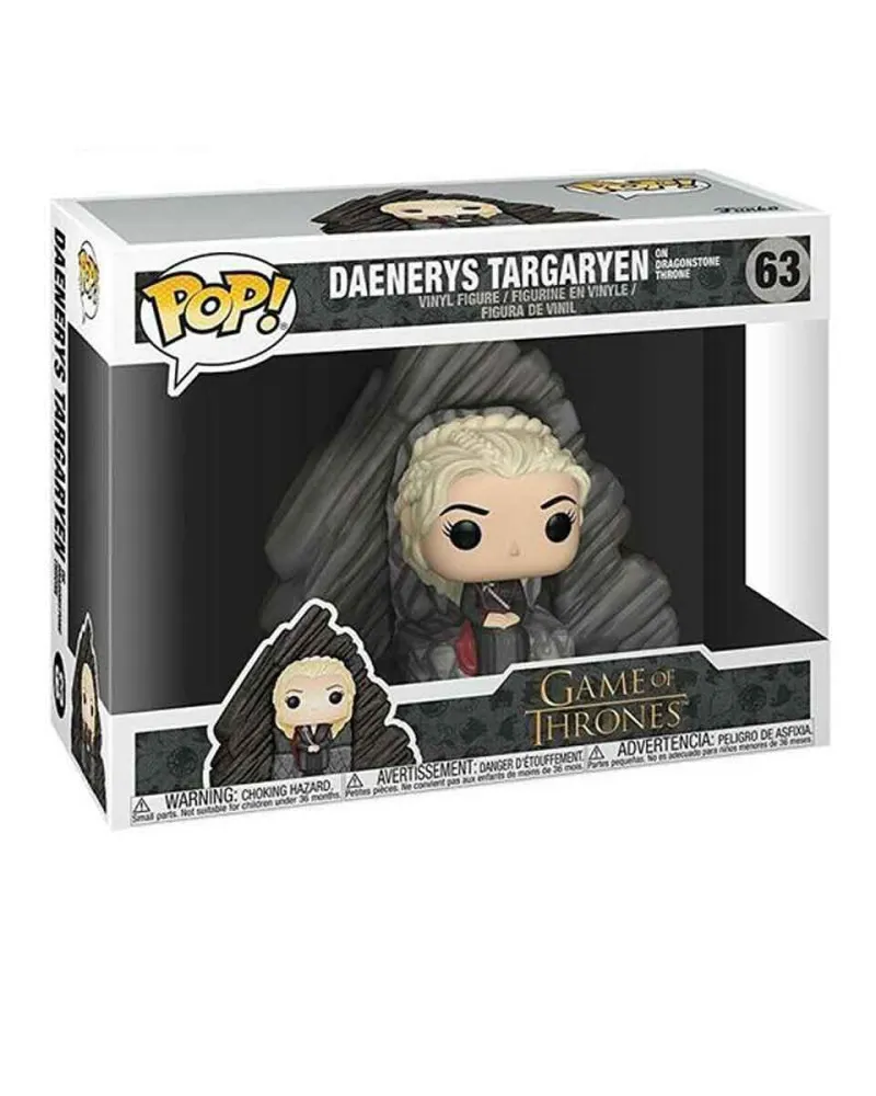 Bobble Figure Game of Thrones POP! - Daenerys on Dragonstone Throne 