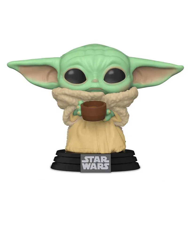 Bobble Figure Star Wars Mandalorian Pop! - The Child With Cup 