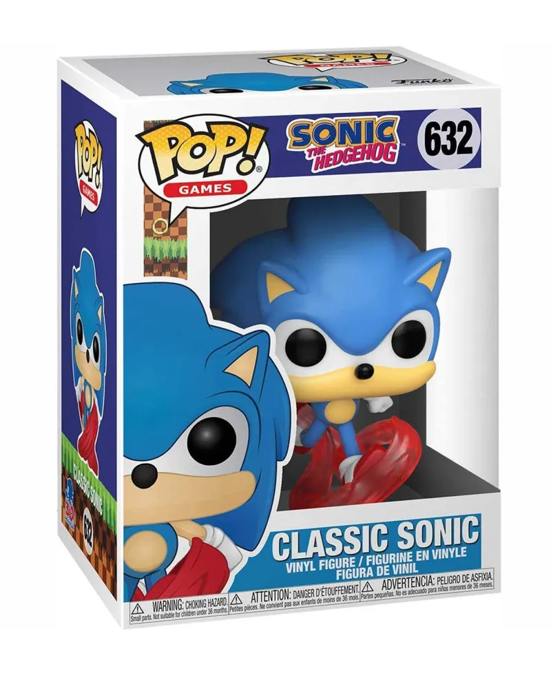 Bobble Figure Sonic The Hedgehog Sonic 30th Pop! - Running Sonic 