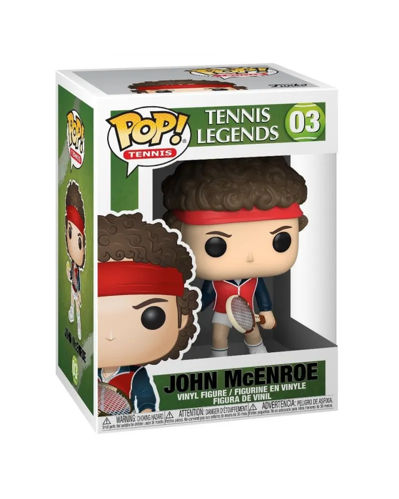 Bobble Figure Tennis Legends POP! - John McEnroe 