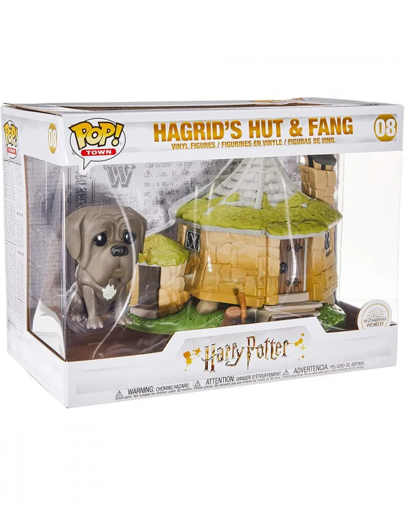 Bobble Figure POP! Harry Potter - Hagrid's Hut & Fang 