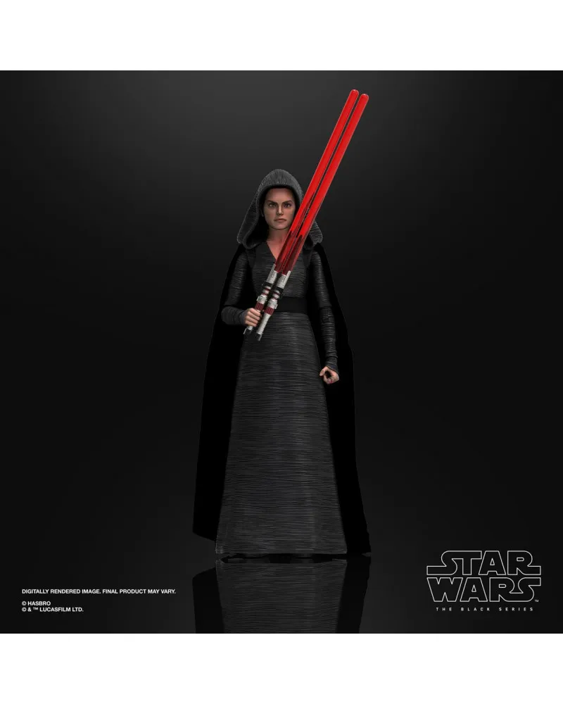 Action Figure Star Wars The Rise of Skywalker Black Series - Rey ( dark side vision ) 
