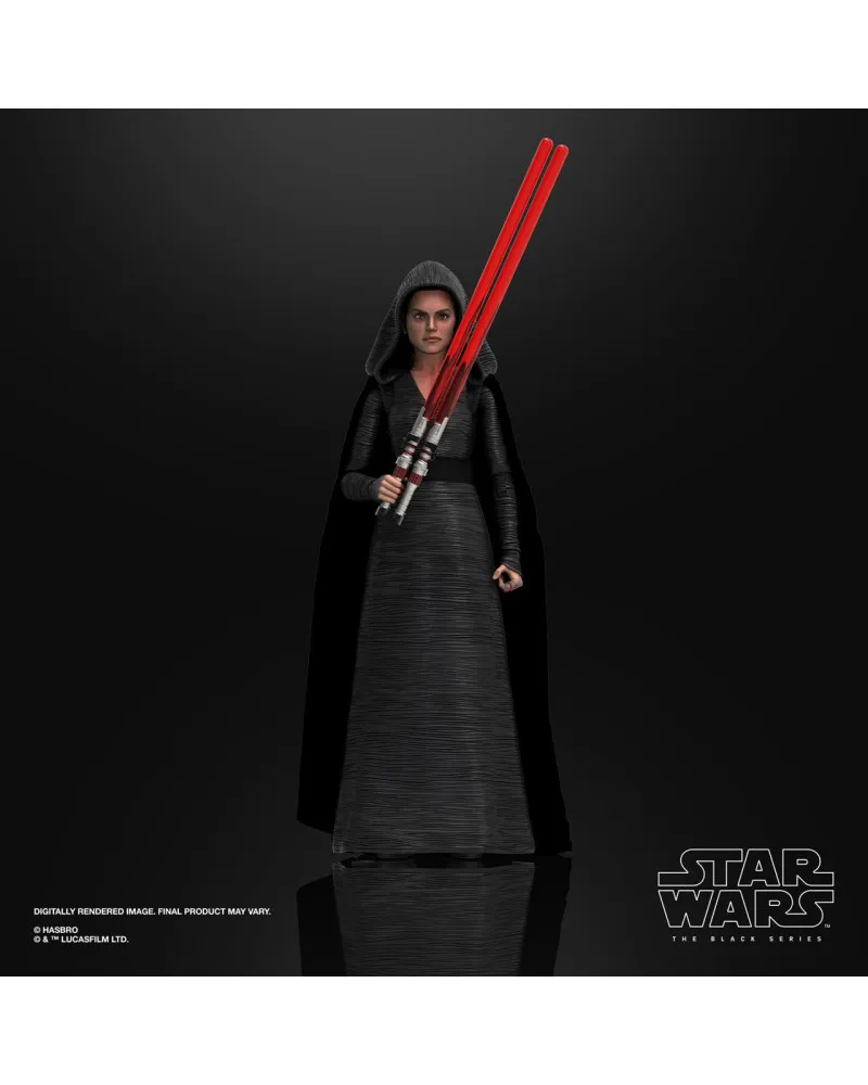 Action Figure Star Wars The Rise of Skywalker Black Series - Rey ( dark side vis 