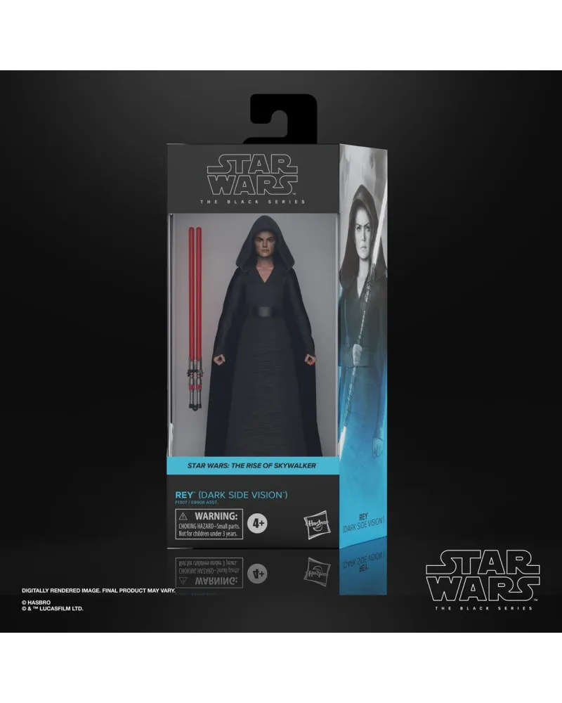 Action Figure Star Wars The Rise of Skywalker Black Series - Rey ( dark side vis 