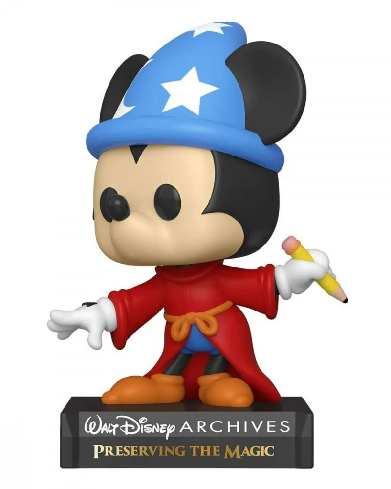 Bobble Figure Disney Archives Pop! - Sorcerer Mickey 