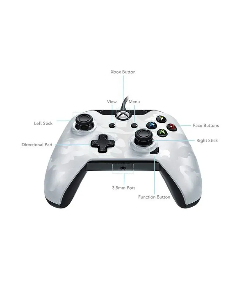 Gamepad PDP Ghost White 