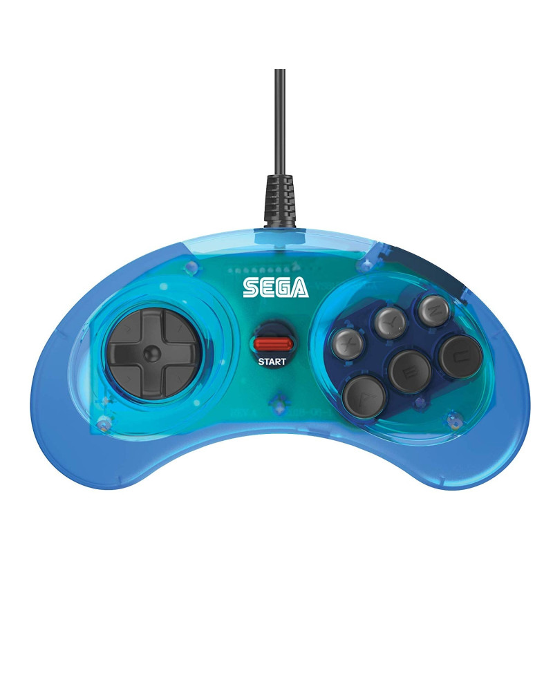 Gamepad Retro-Bit SEGA MD Mini 6-B USB Blue 