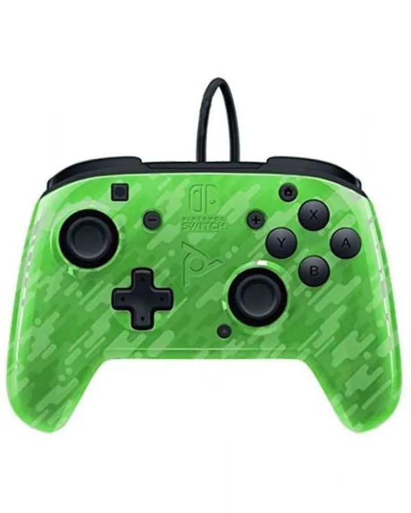 Gamepad PDP Faceoff Deluxe+ Camo Green 