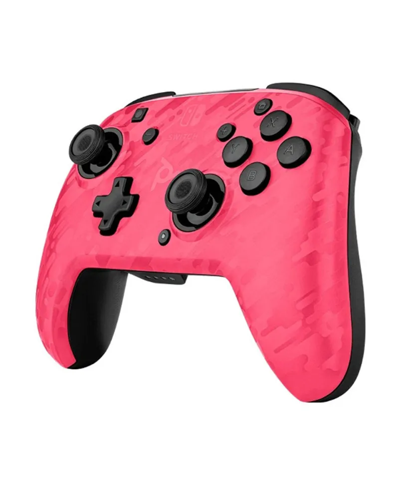 Gamepad PDP Faceoff Deluxe+ Wireless - Camo Pink 