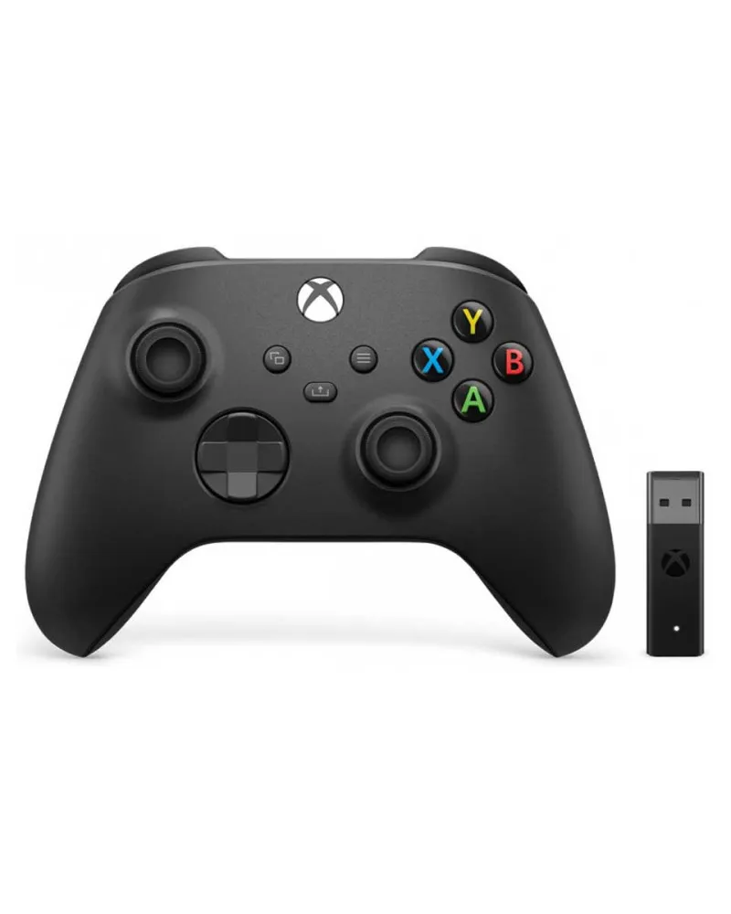 Gamepad Microsoft XBOX ONE Wireless Black + Adapter For Windows 