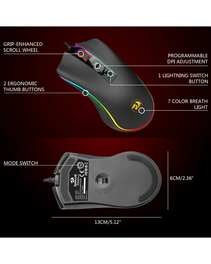 Miš Redragon Cobra M711 