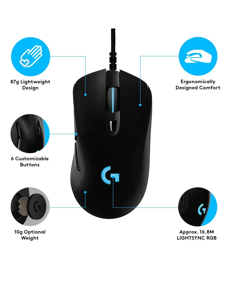 Miš Logitech G403 Hero 