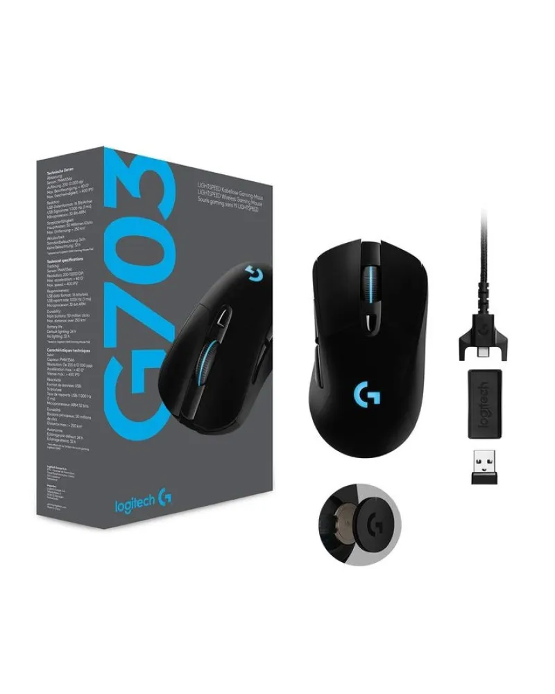 Miš Logitech G703 Lightspeed Wireless Hero 