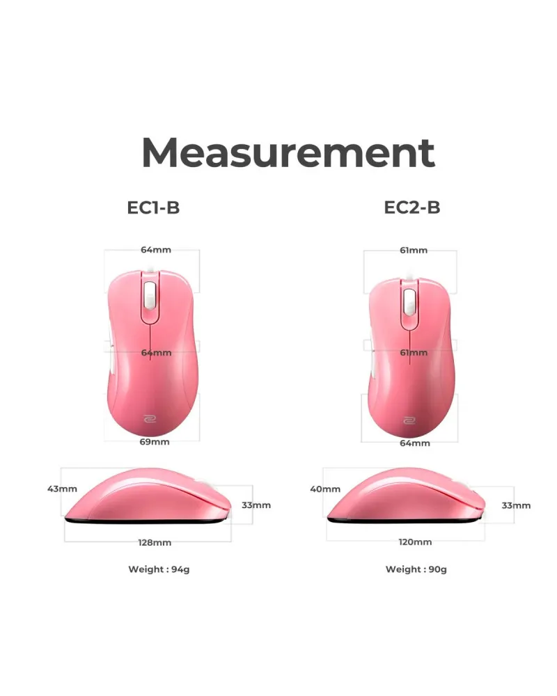 Miš Zowie S1 DIVINA Pink 