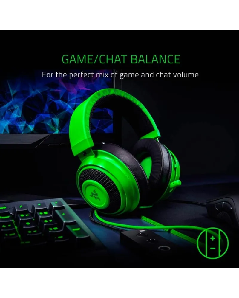 Slušalice Razer Kraken Green - Tournament Edition With USB Audio Controler NP 