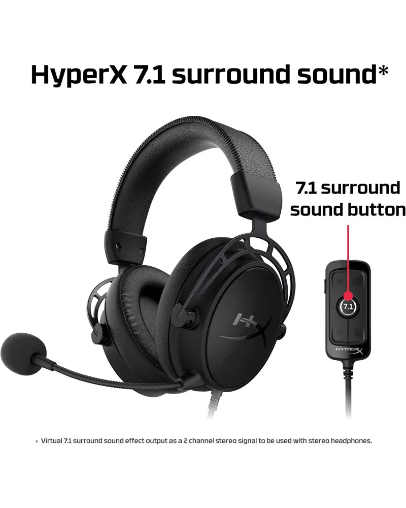 Slušalice Hyperx Cloud Alpha S Blackout 