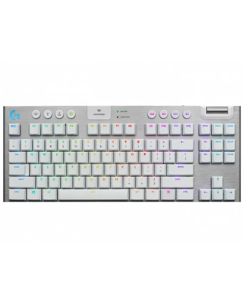 Tastatura Logitech G915 TKL Lightspeed White - GL Tactical 