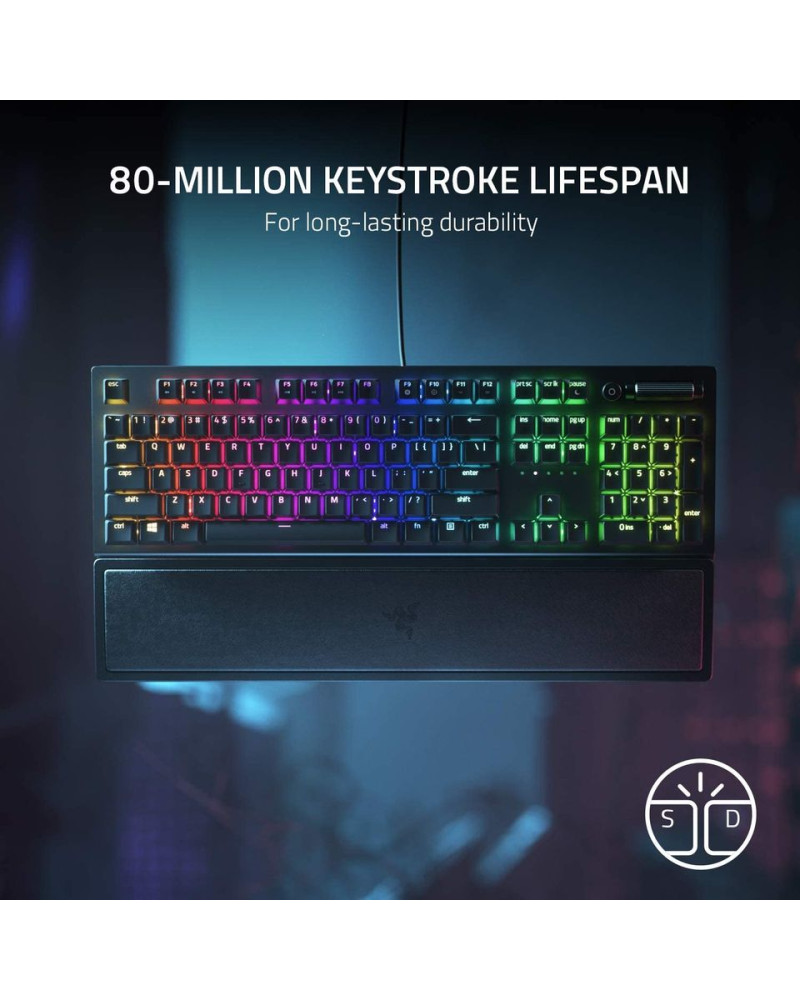 Tastatura Razer BlackWidow V3 Green Switch - Quartz Edition 