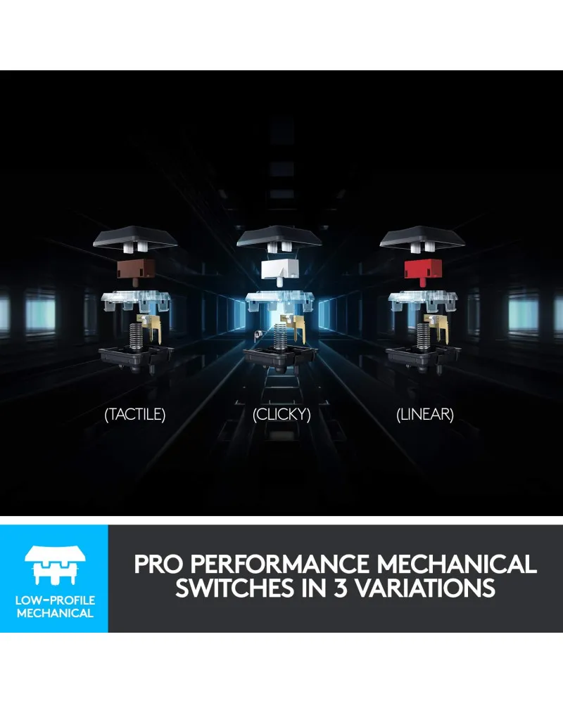Tastatura Logitech G915 Lightspeed - GL Tactile 