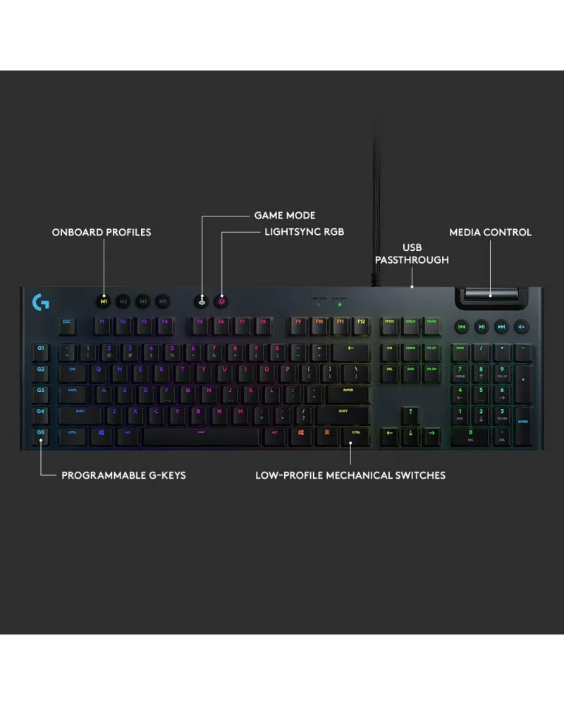 Tastatura Logitech G815 Lightspeed - GL Linear 