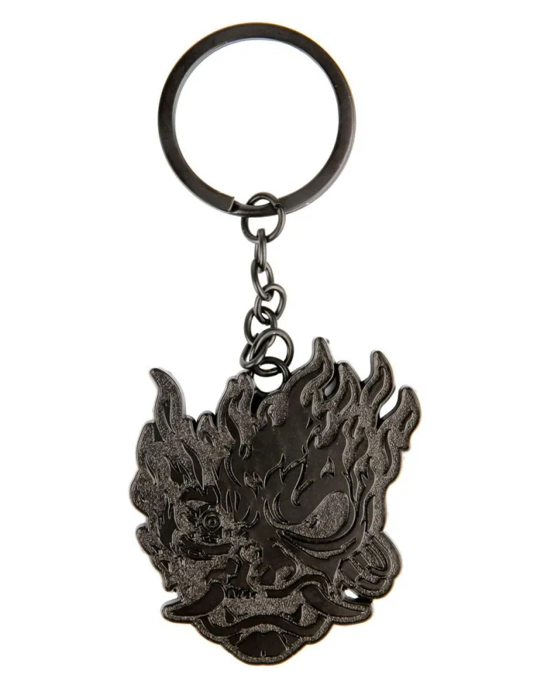 Privezak Cyberpunk 2077 Chrome Demon Metal Keychain 