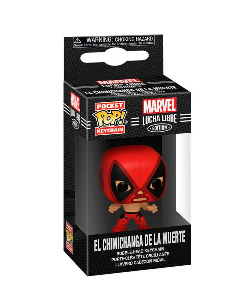 Privezak Pocket Pop! Marvel Lucha Libre - Deadpool 