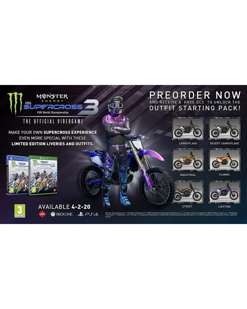 Switch Monster Energy Supercross - The Official Videogame 3 