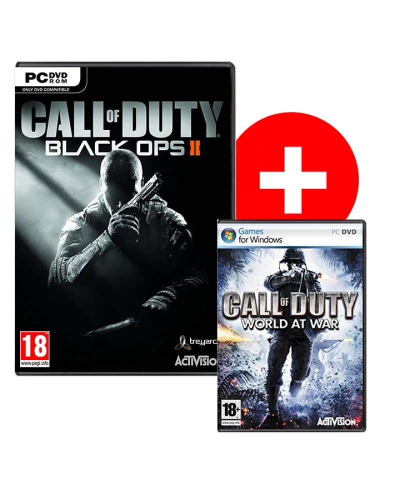 PCG Call Of Duty Double pack - Black Ops 2 + World at War 