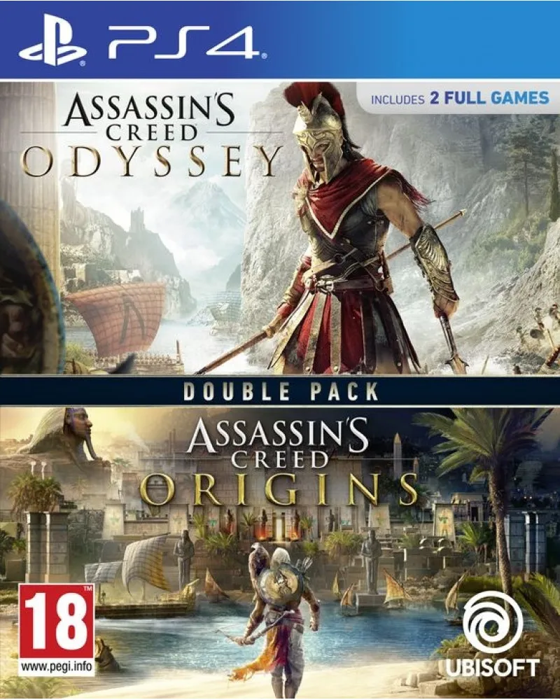PS4 Assassin's Creed Double Pack - Odyssey & Origins 