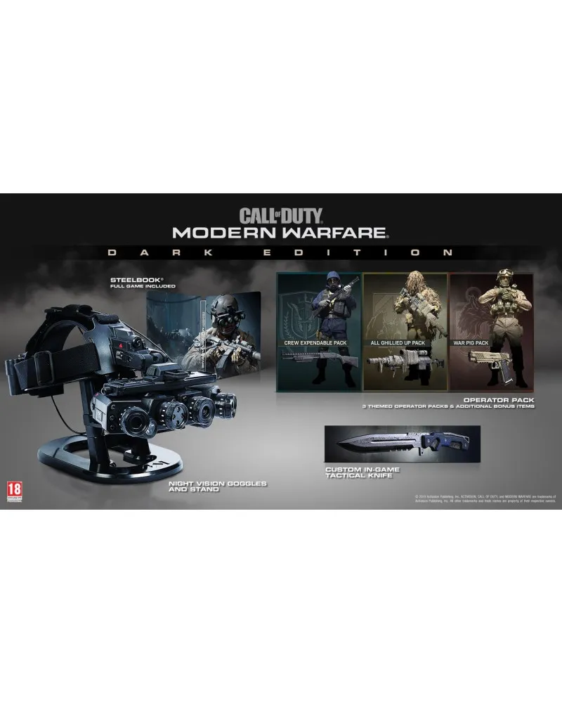 PS4 Call of Duty - Modern Warfare - Dark Edition 