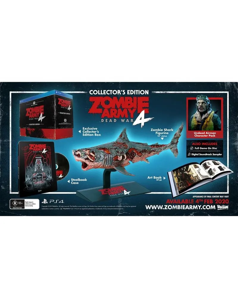 PS4 Zombie Army 4 - Dead War Collector's Edition 