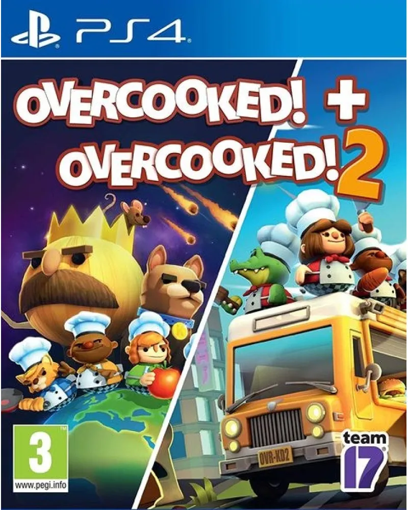 PS4 Overcooked + Overcooked 2 Double Pack 