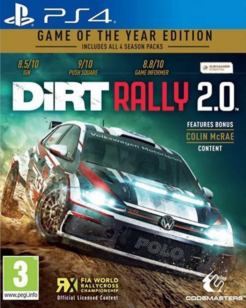 PS4 Dirt Rally 2.0 Game Of the Year Edition 