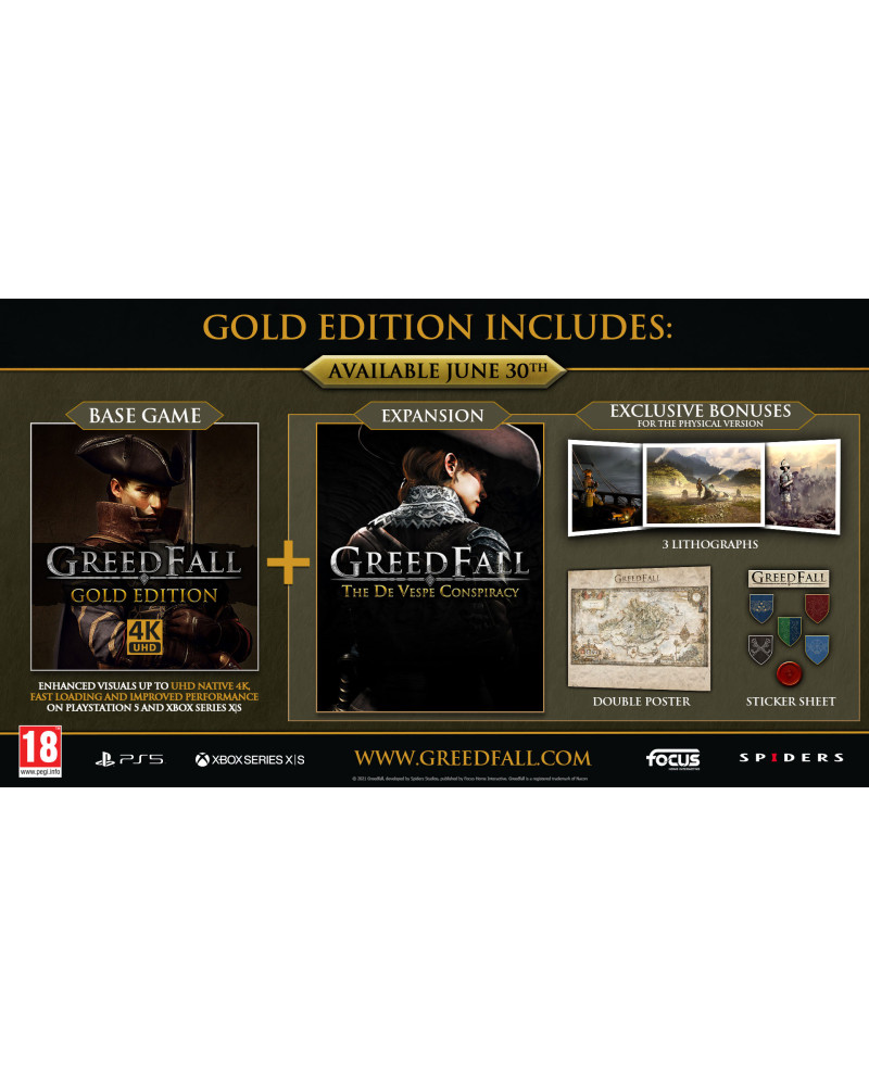 PS5 GreedFall - Gold Edition 