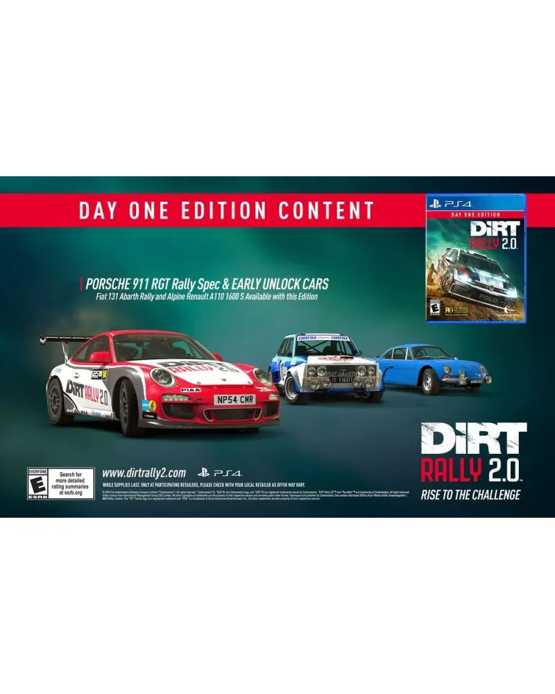 XBOX ONE Dirt Rally 2.0 