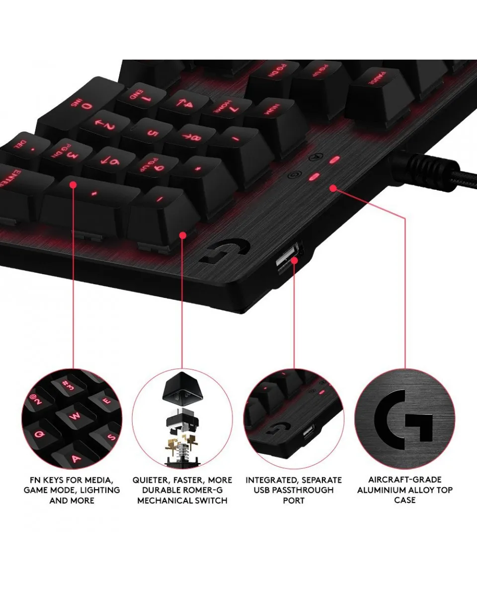 Tastatura Logitech G413 Carbon 