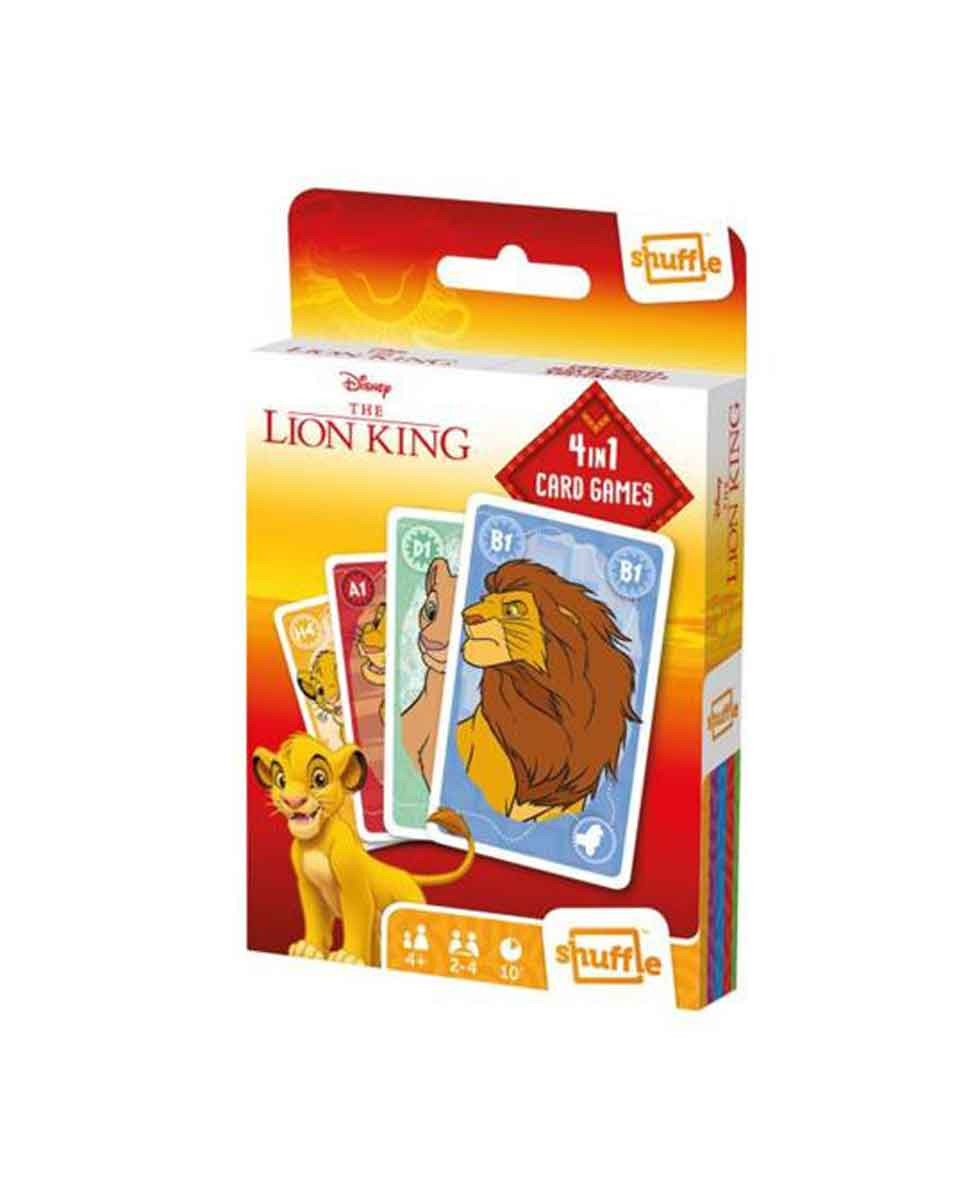 Društvena Igra The Lion King - 4 In 1 - Card Games 