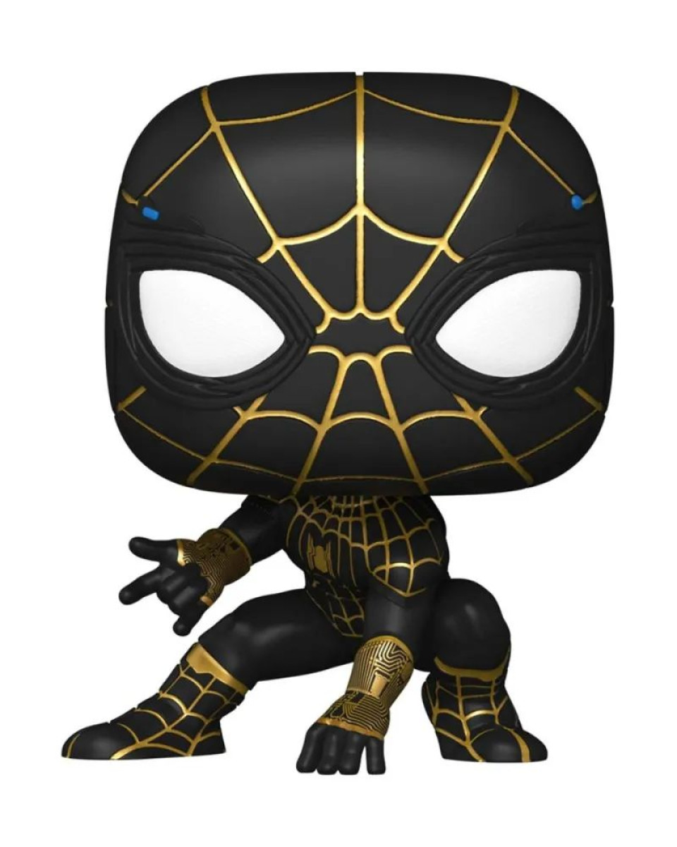 Bobble Figure Marvel Pop! - Spider-man Black And Gold Suit 
