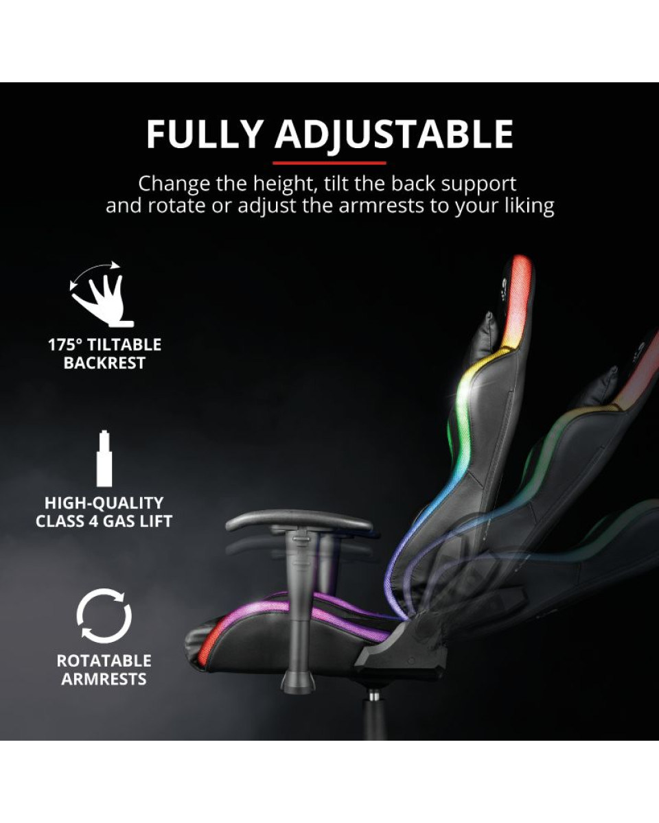 Stolica Trust GXT 716 Rizza RGB 