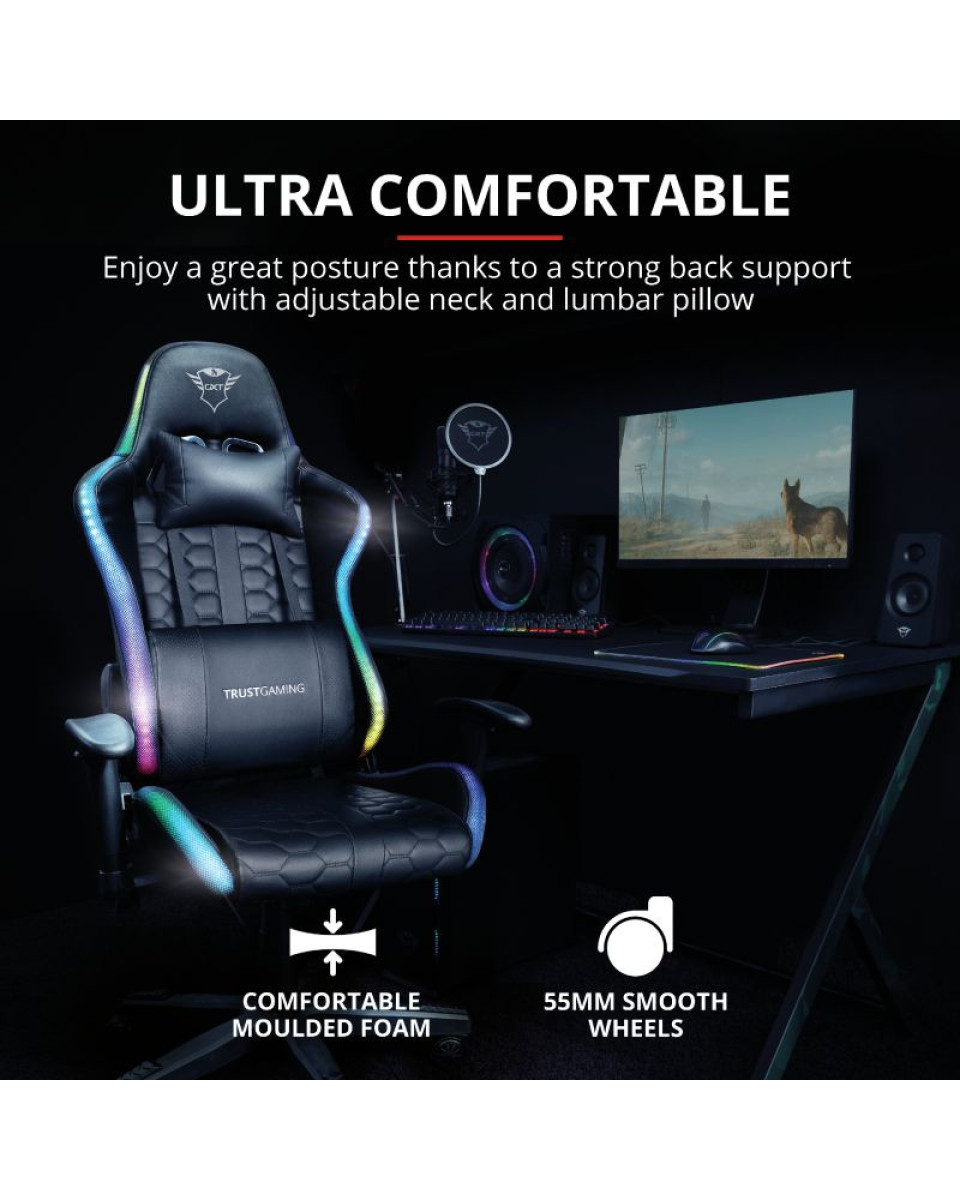 Stolica Trust GXT 716 Rizza RGB 